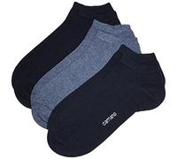 Camano Damen Strickfüßlinge 3003, 100 DEN, Gr. 35/38, Blau (navy combination 34)