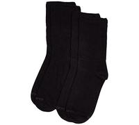 2er Pack camano Diabetiker Crew Funktionssocken 0005 - black 35-38
