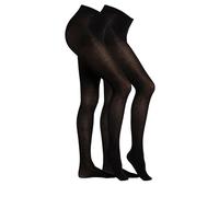 Camano Damen Strumpfhose 2er Pack XXL/3XL black