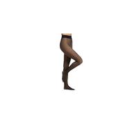 camano Slim Fit Thermo-Strumpfhose in semitransparentem Design Modell 'Light' in Black, Größe 44-46