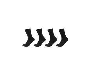 Camano Diabetikersocken Unisex 4er Pack Baumwolle Schwarz 39/42