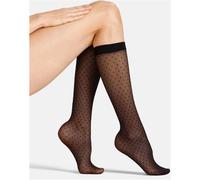 camano Dots 30 DEN Kniestrümpfe Damen 0005 - black S/M