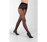 camano Fashion Crotchless Overknee Strumpfhose 20 DEN Damen 9999 - black M