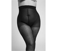 Camano Damen Strumpfhose Curvy Dots 1er Pack 52/54 black