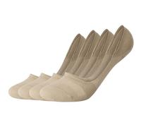 4er Pack camano Comfort Invisible Füßlinge 0018 - sand 43-46