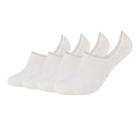4er Pack camano Soft Bamboo Mesh Füßlinge 1000 - white 35-38