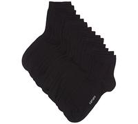 Camano Socken CA-Soft Quarter Unisex 7er-Pack Größe 43-46 Schwarz (0005)
