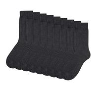 Camano Herren 3403 Ca-cotton sokker 9 par Socken, dunkelgrau, 43-46 EU
