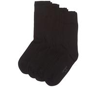 Camano Herren 3512 Ca-Soft Bio-Cotton 4 Paar Socken, Schwarz (Black 05), (Herstellergröße: 39/42) (4er Pack)