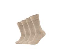 Camano Herren 3642000 Socken, 4per pack Beige (Sand Melange 8300), 43/46 (Herstellergröße: 43/46)