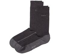 Camano Socken Ca-Soft Walk – 2 Paar, Softbund – Anthrazit Melange, Größe 39-42