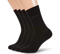 Camano Unisex-Socken 4 Paar schwarz 35 - 38