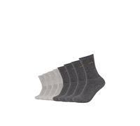 Socken CAMANO "Tennissocken 8er Pack", Damen, Gr. 35-38, grau, 76% Baumwolle, 22% Polyester, 2% Elastodien, uni, Socken Socken (11047865-35) grau