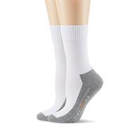 Camano Unisex-Sportsocken 2 Paar weiss 43 - 46