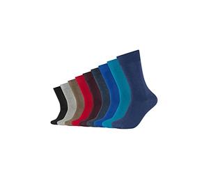 Camano Herren 9106 Socken, 9per pack Blau (Jeans Mix 5703), 35/38 (Herstellergröße: 35/38)