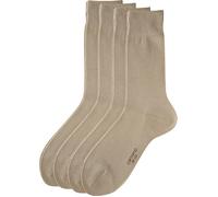 Camano Herren Business-Socken 4 Paar 43 - 46 beige