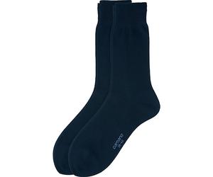 Camano Herren Business-Socken, ultrafein 2 Paar 43 - 46 dunkelblau