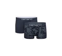 2er Pack camano Men comfort BCI cotton Trunks 5091 - blue fog mix XL