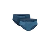 Slip CAMANO "Slip 2er Pack" Gr. M, blau (blue mi) Herren Unterhosen (74199254-M) blue mi