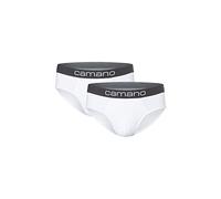 Camano Herren Slip 2er Pack M White