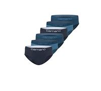 Slip CAMANO "Slip 6er Pack" Gr. XL, blau (blue mi) Herren Unterhosen Slip (87541622-XL) blue mi