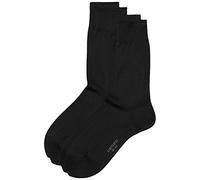 Camano Herren Business-Socken, ultrafein 2 Paar schwarz 39 - 42
