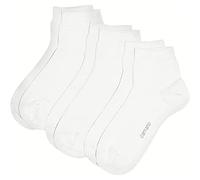 Camano Unisex CA-Soft Quarter 3er Pack 43-46 weiß Weiß 43-46