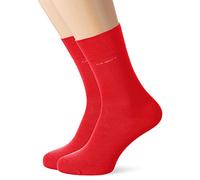 Camano Herren Socken 3642, Rot (True Red 0041), 43/46, 2er Pack