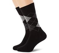 camano - Men ca-soft classic argyle Socks 2p fog - Gr. - 43/46