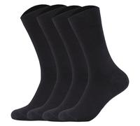 Camano Herren 3512 Ca-Soft Bio-Cotton 4 Paar Socken, Schwarz (Black 05), (Herstellergröße: 39/42) (4er Pack)