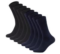 Kurzsocken CAMANO "Socken 8er Pack", Damen, Gr. 39-42, blau (schwarz, marine), Obermaterial: 97% Baumwolle CO. 3% Elasthan EL., Socken (57203020-39) schwarz, marine