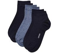 Camano Herren CA-Soft Quarter 3-er 3023 Socken, Blau (Navy 4), 43/46