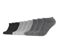 Camano Unisex-Sneaker-Socken 9 Paar grau 35 - 38