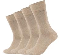 Camano Herren 3642000 Socken, Beige (Sand Melange 8300), (Herstellergröße: 43/46) (4er Pack)