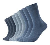 CAMANO Herren Socken Online comfort cotton Socks 9p (000009106) 35-38 denim melange