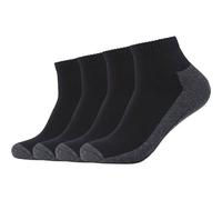 CAMANO Herren Socken Online pro tex function Quarter 4p (000009201) 43-46 black