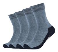 Camano Socken Pro Tex Function Damen feuchtigkeitsregulierend Materialmix 4er Pack 43-46 blau