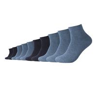 CAMANO Herren Socken Online Red classics Quarter 10p (1113510000) 35-38 denim melange