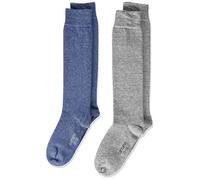 Camano Jungen Socken 3902, Blau (Denim 0033), 31-34, 2er Pack