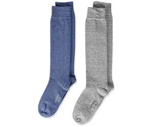 Camano Jungen Socken 3902, Blau (Denim 0033), 31-34, 2er Pack
