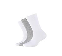 Camano Mädchen 3701 Socken, Weiß (White 1), 36 (Herstellergröße: 35/38) (3er Pack)
