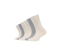 Socken CAMANO "ca-soft", Mädchen, Gr. 35-38, beige (nature mix), Baumwolle, Elasthan, Polyamid, normal, Socken Socken, mit Komfortbund und gepolsterten Zehen-/Fersenbereich (50030912-35) nature mix