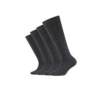Kniestrümpfe CAMANO "Kniestrümpfe 4er Pack" Gr. 35/38, grau (anthracite) Kinder Socken (28296823-35) anthracite
