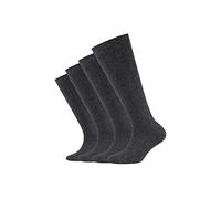Kniestrümpfe CAMANO "Kniestrümpfe 4er Pack" Gr. 27/30, grau (anthracite) Kinder Socken (28296823-27) anthracite