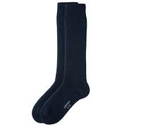 Camano Jungen 3902 Kniestrümpfe, Blau (Navy 0004), 35-38 (2er Pack)