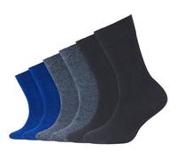 Camano Comfort Unisex Socken 9300 (6er Pack),Mehrfarbig Blau (blue 30), Gr. 19-22