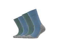 Camano Unisex Kinder Online Children pro tex Function 4er Pack Socken, Turquoise, 23/26