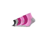 Kurzsocken CAMANO "Sportsocken kurz 6er Pack" Gr. 35/38, pink (fuchsia) Kinder Socken (22041920-35) fuchsia