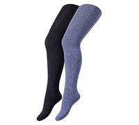 Camano Kinder Strumpfhose 2er Pack 86/92 denim + navy
