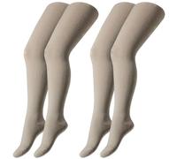 Camano Kinder Strumpfhose Ca-Soft 2er Pack, Farbe Offwhite, Größe 98-104